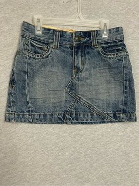Vintage Y2K Stitch's Denim Cargo Mini Skirt